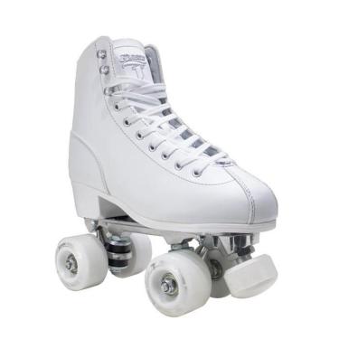 Imagem de Patins Traxart Quad Klassic Branco - Rodas 58mm/83A ABEC-5-Unissex