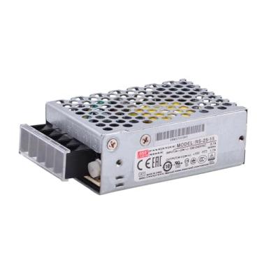 Imagem de Mean Well 25W Fonte De AlimentaçãO Chaveada De SaíDa úNica Meanwell 110 Volts Para 12 Volts Conversor Suprimentos Para LaboratóRio De InformáTica 15V 1.7A (RS-25-15 15V/1.7A/25.5W/Enclosed Power)