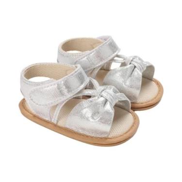 Imagem de Sandálias Brilhantes Para Bebês De 0 a 1 Ano, Antiderrapantes, Com Sol