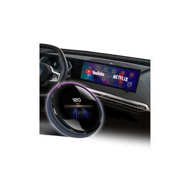Imagem de Diyauto Carplay AI Box sem fio, atualização sem fio CarPlay e adaptador automático Android compatível com Netflix YouTube TikTok Plug & Play para carros OEM com fio CarPlay/Android, fácil configuração