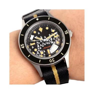 Imagem de Relógio De Mergulho Automático Masculino 40mm 200m À Prova D'Água Com 