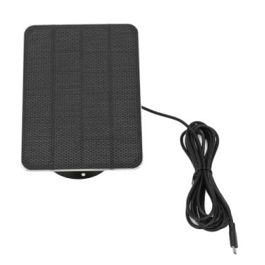 Imagem de aqxreight PAINEL Solar de 5 W para Montagem Em Parede de Célula Solar Com Suporte Cabo Carregador de Telefone de de Energia Soalr para Câmera de Segurança Doméstica Garantindo Fornecimento de