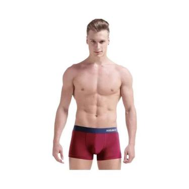 Imagem de Cuecas boxer masculinas aoelement, pacote com 4, modal sexy, cintura m