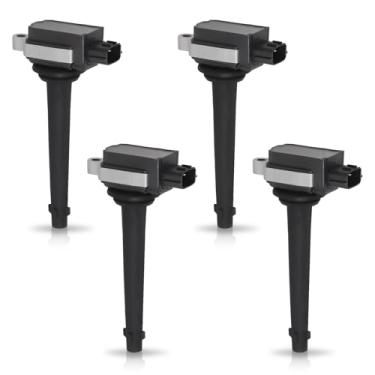 Imagem de Pacote de 4 bobinas de ignição ENA compatíveis com Nissan Sentra 2.0L e 2007-2014 Tiida 1.8L L4 compatíveis com C1564 UF591