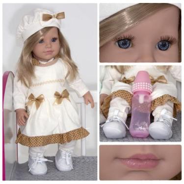 Imagem de Baby Alive Menina Princesa Realista De Pano Exoval Completo