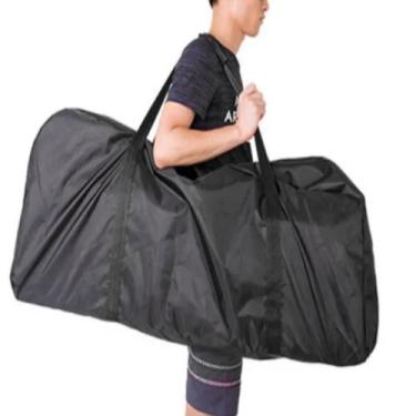 Imagem de Sacola Mala Gigante Alça E Ziper Preta 56x84x42cm Viagem - Kangur
