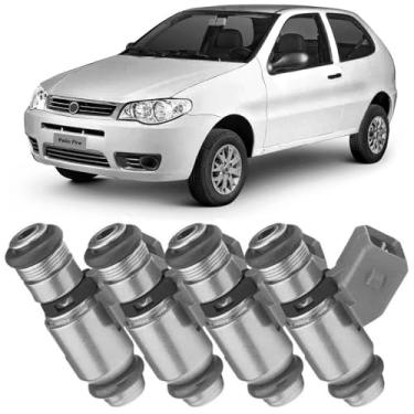 Imagem de Kit 4 Bico Injetor Palio 1.4 MPI 2004 a 2017 Magneti Marelli