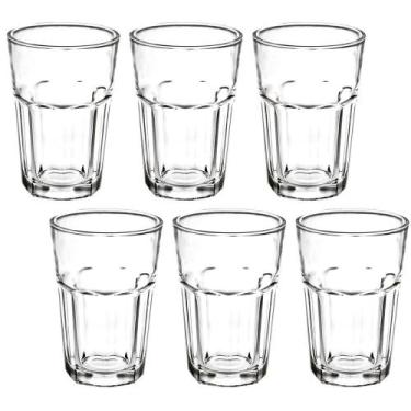 Imagem de Conjunto 6 Copos De Vidro Casual 360Ml Class Home