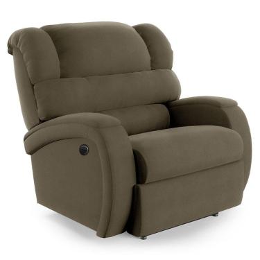 Imagem de Poltrona Do Papai Reclinável Napoli Power Elétrica Massagem Veludo Capuccino Fh1