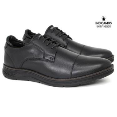 Imagem de Sapato Social Masculino Ferracini 24h Fluence Couro Legítimo com Cadarço Palmilha Macia 5541-559-Masculino