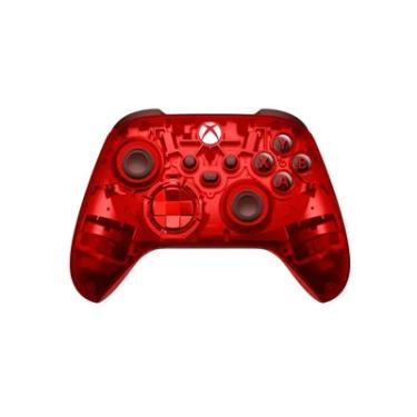 Imagem de Controle Sem Fio XBOX Series S X One Vermelho Transparente