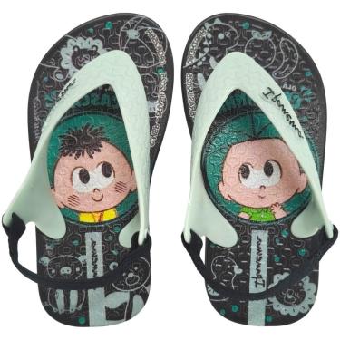 Imagem de Chinelo Dedo Infantil Baby Menino Borracha Turma Da Monica 26791-Masculino