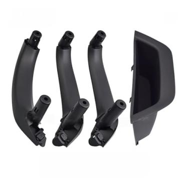 Imagem de Puxador De Apoio De Braço Para Porta Interna, Conjunto Preto Compatível Com Bmw X3 X4 F25 F26 2010 2011 2012 2013 2014 2015 2016 2017(LHD-Black)