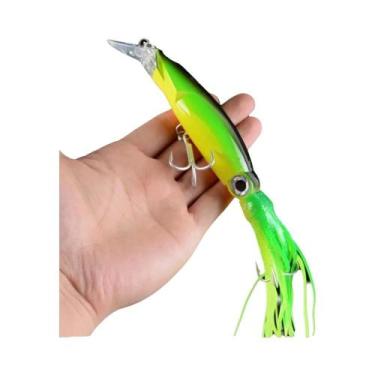 Imagem de Isca Luminosa Para Polvo E Lula 130mm FLYSAND, Wobbler Para Pesca Marí