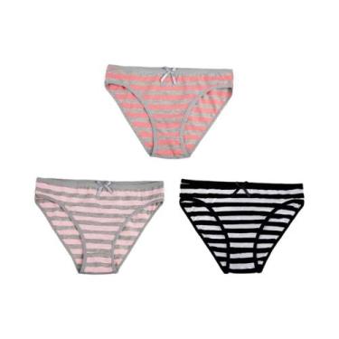 Imagem de Conjunto De Calcinhas De Renda Sexy Para Mulheres, Estampa Listrada, L