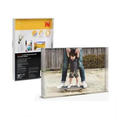 Imagem de Porta Retrato Cristal 3D KODAK Magnético Fotos 10x15