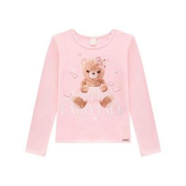 Imagem de Blusa Infantil Em Cotton Ursinha Ref 62904-Feminino