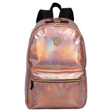 Imagem de Mochila Sestini Capricho Dourada 21x5 Feminina-Feminino