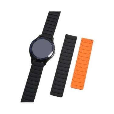Imagem de Pulseira De Silicone Magnética Para Smartwatch Amazfit Bip 6 5 Active 