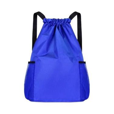Imagem de Bolsa Portátil Unissex De Grande Capacidade Com Cordão, Cor Sólida, Mo