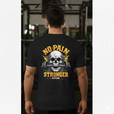 Imagem de Camiseta Dry Fit Masculina Academia Treino Monstro Motivacional No Pai