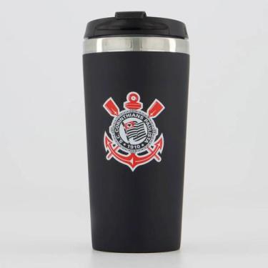 Imagem de Copo Térmico Emborrachado Time Futebol Mantém Gelado Oficial Times:Cor