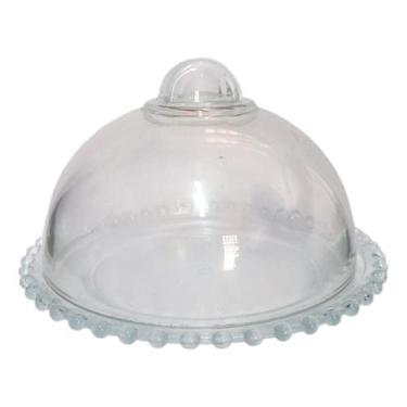 Imagem de Queijeira de Vidro com Tampa Hermética - Conserva - Genérico
