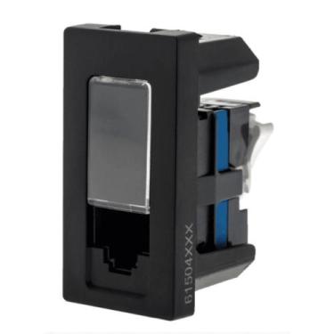 Imagem de Modulo Tomada Dados LCS2 RJ45 Cat6 Pial Plus+ Legrand Preto 615047PT