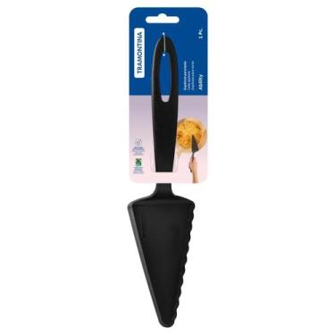 Imagem de Kit 10 Espatulas Bolo Tramontina Ability em Nylon Preto