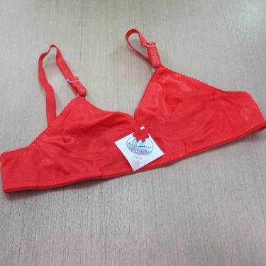 Imagem de Sutiã Simples sem Renda - Saulo Lingerie, Vermelho, M