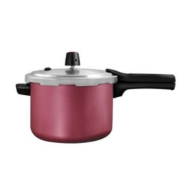 Imagem de Panela De Pressão 4,5 Litros Com Fechamento Externo Cereja - PANELUX