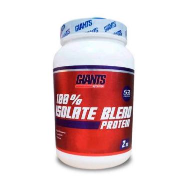 Imagem de Whey Isolado 100 Isolate Blend 2kg Morango Giants Nutrition