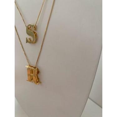 Imagem de Colar com as inicias duplas - Larissa Simonatto Joias