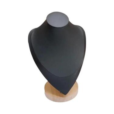 Imagem de Expositor De Joias Em Veludo: Busto De Manequim Para Colares E Pingent