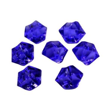 Imagem de Pedras De Plástico Falsas Multicoloridas Em Formato De Gelo Triturado,