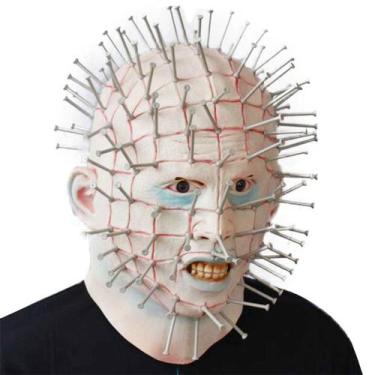 Imagem de Máscara de látex Ghost Chasing Soul Nail Headgear Halloween Horror - y