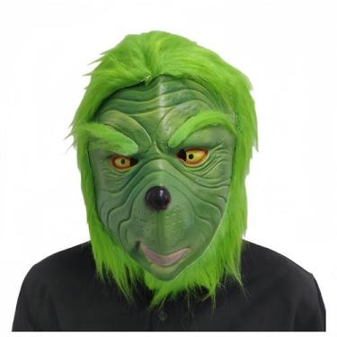 Imagem de Máscara de cosplay Grinch Halloween Carnival Easter Latex tamanho únic