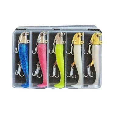 Imagem de Isca Artificial Luminosa 5pcs 30g 111mm Para Pesca De Cavala, Robalo E