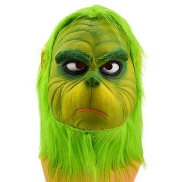 Imagem de Máscara Cosplay Grinch Halloween Carnival Easter Latex 280g - yiweisai