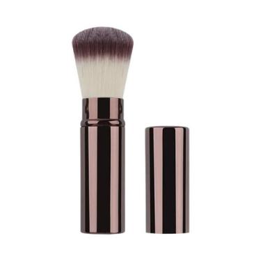 Imagem de Pincel De Blush Retrátil Mini Portátil Multifuncional Com Cabo De Alum