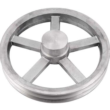 Imagem de Polia Alumínio 250mm 2 Canais Perfil A Vonder