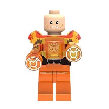 Imagem de Boneco Super Herois Vilões Quadrinhos Hq Bloco De Montar