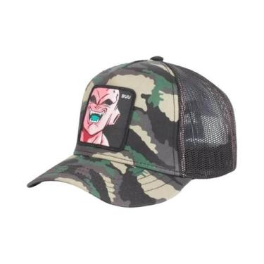 Imagem de Boné De Malha Hip-Hop Ajustável Com Bordado Do Dragon Ball Son Goku Pa