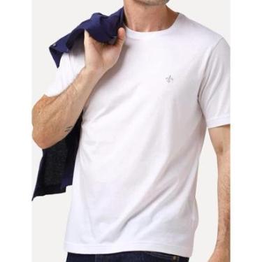 Imagem de Camiseta Dudalina Masculina Soft Pima Cotton Branca-Masculino