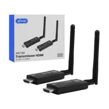 Imagem de Transmissor E Receptor HDMI 1080p, Wireless P/ Monitor Tv E PC, Até 50m, Plug And Play