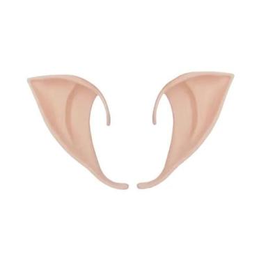 Imagem de Peruca Cosplay Anime Frieren Prata Branca 65cm Cabelo Sintético Resist