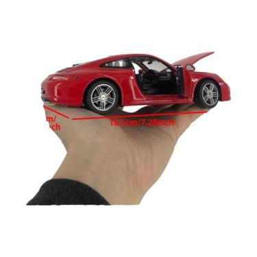 Imagem de Carro Modelo Porsche 911 Carrera S Em Escala 1:24 Em Liga De Zinco Ras