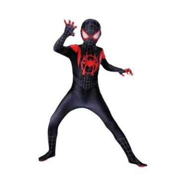 Imagem de Fantasia De Spandex Estilo 3D Do Homem-Aranha Para Crianças E Adultos,