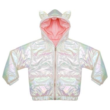 Imagem de Jaqueta Infantil Look Jeans Puff Metalizada Furta-Cor - UNICA - 01-Feminino