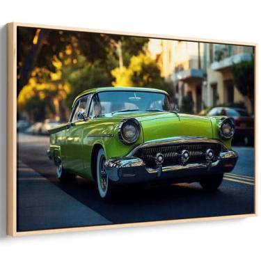 Imagem de Quadro decorativo Carro Reluzente Nas Avenidas de Verão - Art Canvas, 